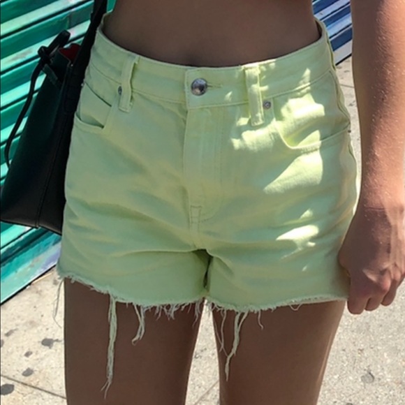 Alexander Wang Bite Short Neon Green Highlighter - Picture 6 of 12